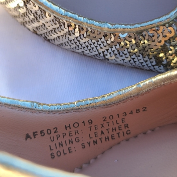 J. Crew High Heel Pumps In Sequin Gold Size 5 - Picture 5 of 8